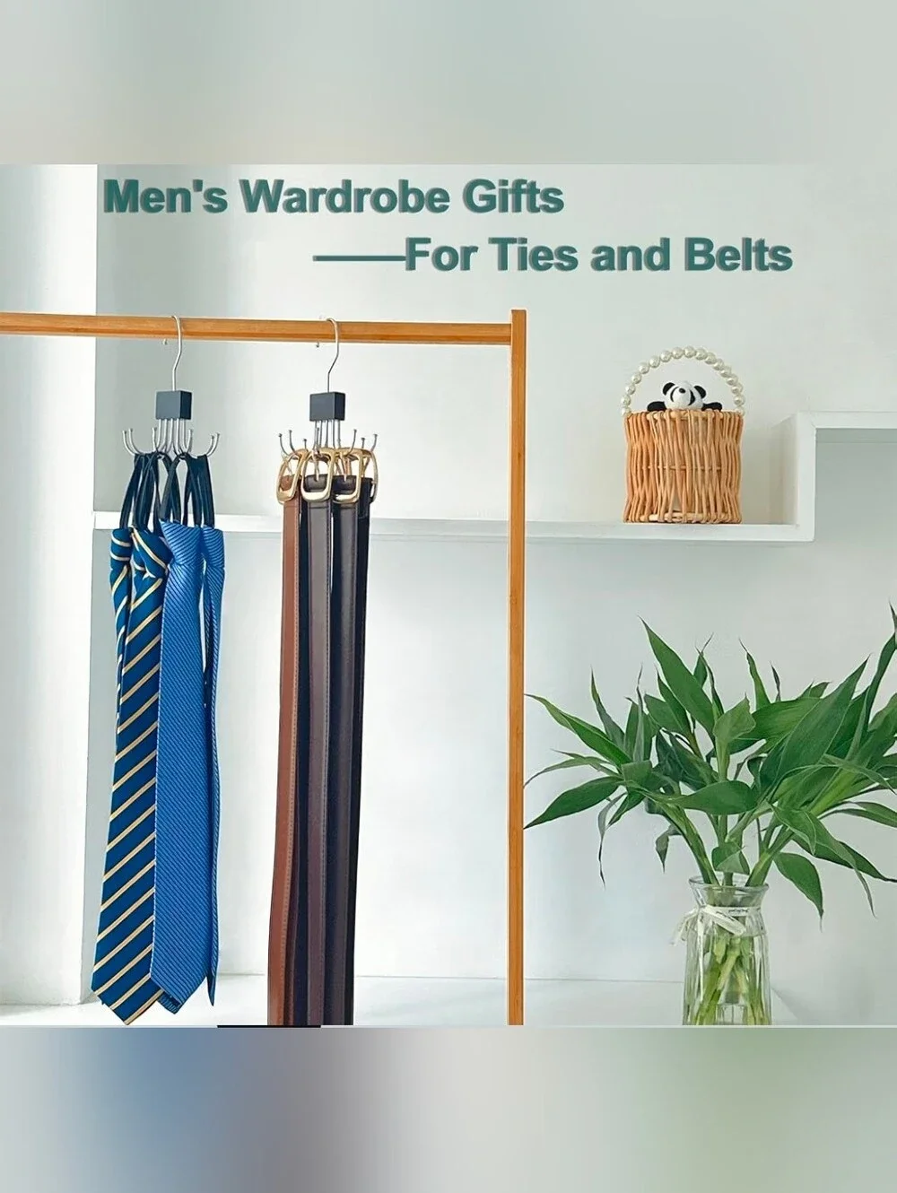 Multi-Hook Rotating Closet Hanger - Black (Home Storage & Organization) BNIB
